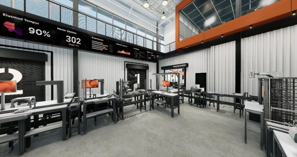 Rendering of the Smart Factory @ Wichita production line.